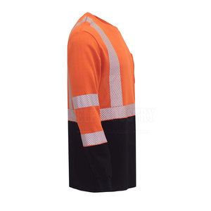 Custom Design <b>Hi</b>-<b>Vis</b> Sweatshirts ANSI Class 3 Waterproof Safety Features Durable Work Wear Made Pakistan Customized Logo Support - Product Image 3