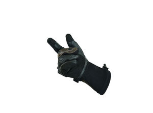 Vente en gros de gants de motocross Gants de motocross unisexes de couleur noire et blanche pour les sports d'équitation - Product Image 2