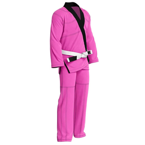 Uniforme de Karate, Servicio OEM, Poliéster/Algodón, Unisex, Ligero, Transpirable, de Secado Rápido, Uniforme de Entrenamiento de Artes Marciales - Product Image 3