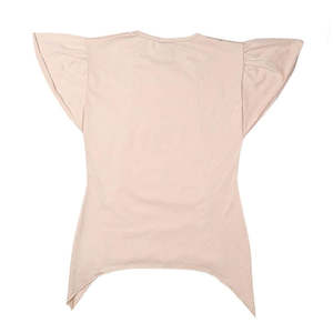 Camiseta de corte A para niñas - Beige - Product Image 2