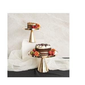 Hot Selling Hand Made <b>Cake</b> <b>Stand</b> With Natural Polish Finishes Wedding Gifts Usage Metal Aluminum 2 <b>Tiers</b> <b>Cake</b> <b>Stand</b> - Product Image 4