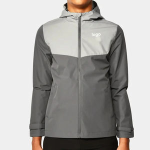 Chaqueta cortavientos deportiva ligera personalizada para hombre, chaqueta impermeable con capucha Unisex para senderismo, chaquetas cortavientos para hombre - Product Image 1