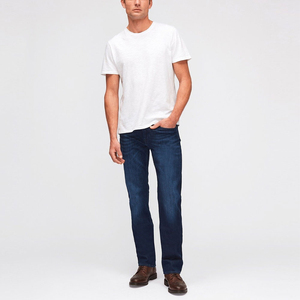 Pantalones vaqueros ajustados rectos de calidad superior a la moda para hombre al por mayor, colección de invierno duradera OEM - Product Image 4