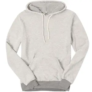 Custom Team Sweatshirt Hoodie 52% Cotton, 48% Polyester Hoodies Authority Grey Color Men's Hoodie