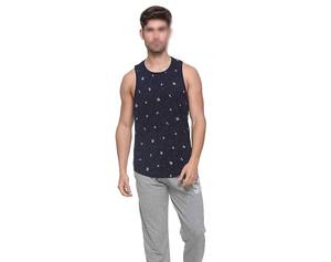Débardeur pour homme 100% coton, confortable, décontracté, style singlet, respirant, jersey tricoté, imprimé intégral - Product Image 5