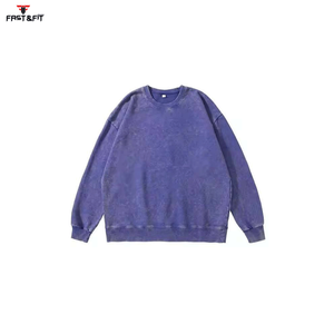 Sweat-shirt à capuche tendance, nouvelle mode d'hiver, respirant, séchage rapide, impression numérique, logo personnalisé, uni, teinture unie, épaules tombantes - Product Image 4