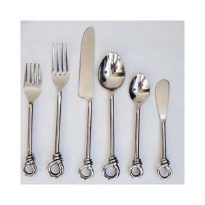 Élégant meilleure vente fini argent avec un long ensemble de couverts ronds pour cadeau d'affaires de mariage - Product Image 2