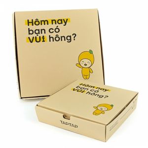 Emballage de boîte à pizza en papier kraft écologique de qualité supérieure pour les entreprises de livraison à emporter et de restauration - Product Image 4