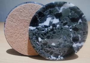 Posavasos de té de mármol negro Juego de 6 Decoración elegante para el hogar - Product Image 5