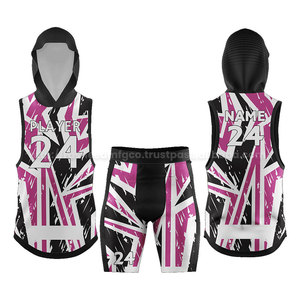 Uniformes de football 7on7 personnalisés, ensemble maillots et shorts d'équipe pour hommes, vêtements de sport en tissu respirant sublimés - Product Image 4