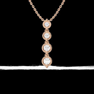 Pendentif Eternal Journey en diamant rond de 2,15 carats, taille bézel, certifié IGI et GIA, clarté EF/VS, cultivé en laboratoire, pour offrir en cadeau - Product Image 4