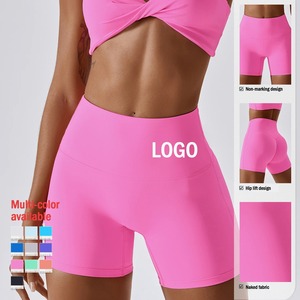 Shorts d'entraînement de gymnastique de qualité supérieure 100% coton Shorts légers pour femmes Personnaliser Logo Design Shorts pour femmes - Product Image 4