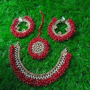Juego de Joyas de Boda Tradicionales para Mujer, Diseño Vintage, Estilo Indio Pakistaní, Producto de Acero Inoxidable Más Vendido - Product Image 4