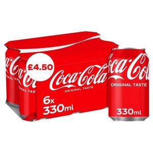 Compre Coca-Cola Original Taste 330ml Bebida espumosa fresca Lata Certificación Halal Caja de bajo contenido de grasa Embalaje Cafeína Cola Sabores de frutas - Product Image 2