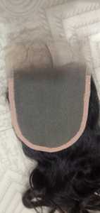 Meilleurs prix Cheveux Remy Mélange Platine Cheveux Humains Vierges Closure Machine Double Trame Exportateurs Indiens Ondulation Naturelle Douce à Vendre - Product Image 2