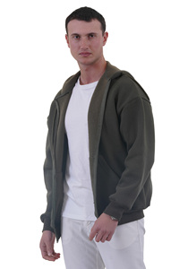 Fabricación Drop Shoulder Hoodies Pullover Unisex Custom Heavyweight OversizedEmbroidery Hoodies Sudadera - Product Image 4