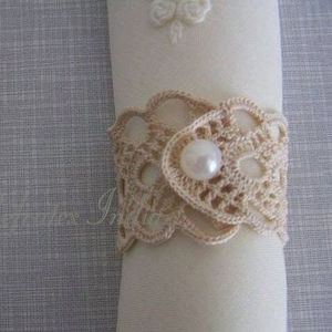 Anillo de ganchillo hecho a mano para servilletas, suministro y fabricación a granel de refractex, hecho en la India, calidad y bajo precio - Product Image 1