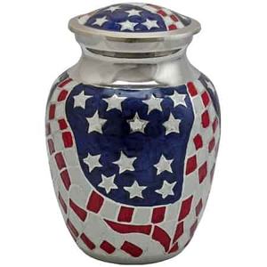 Urna de cremación de metal Urnas de recuerdo de calidad premium para ceremonias funerarias y cenizas humanas Urnas de cremación de gran venta - Product Image 4