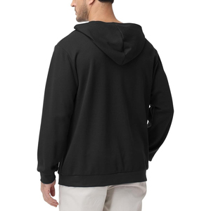 Sweat à capuche zippé en coton délavé à l'acide pour homme, broderie usée, 450 GSM, fabriqué par un fournisseur expérimenté - Product Image 6