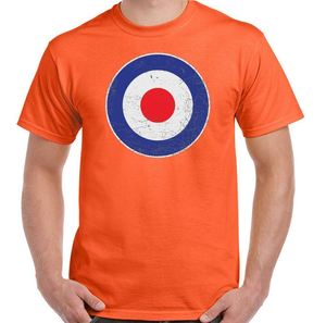 Mod T-Shirt các mứt Xe tay ga RAF Logo Mens Funny Retro mục tiêu Spitfire lambretta - Product Image 5