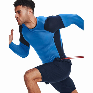 Premium Quality Custom Logo <b>Men's</b> Long Sleeve Gym Compression T-Shirt Quick Dry <b>Base</b> <b>Layer</b> with Round Collar Printed Pattern - Product Image 5