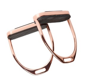 Nueva llegada reutilizable CE certificado 304 de acero inoxidable junta flexible para montar a caballo estribos ajustable ligero ecuestre OEM - Product Image 1