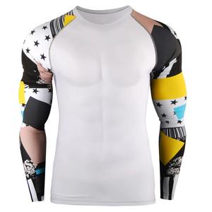 Camiseta de Protección Solar para Hombre, de Manga Larga, de Poliéster/Nailon, Ecológica, Transpirable, de Secado Rápido, con Logotipo Personalizado de Alta Calidad - Product Image 1