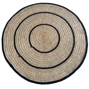 <b>Carpet</b> Agel Biasa Motif Macrame <b>Round</b> - Product Image 1