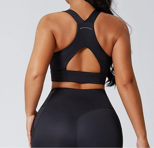 High <b>Neck</b> Sports <b>Bra</b> stylish Womens Yoga and Workout Activewear EcoFriendly Fabric Sports <b>Bra</b> Sustainable Fitness <b>Bra</b> for Women - Product Image 2