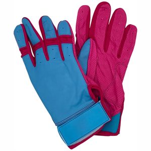 Adult Youth <b>Long</b> Cuff Baseball Softball Batting <b>Gloves</b> High Quality <b>Leather</b> Batting <b>Gloves</b> - Product Image 2