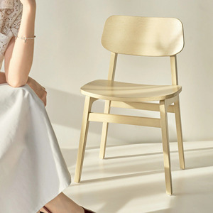 Viet Nam NARVIK bois d'hévéa et bois MFC/MDF haute qualité nouvelle chaise de salle à manger moderne (naturel 50) - Product Image 1