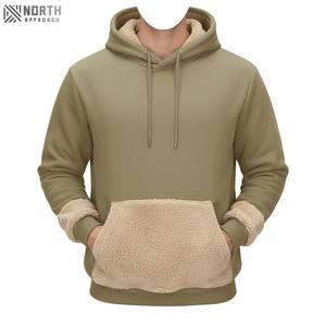 Sudaderas con capucha de peso pesado de algodón con estampado de hojaldre de alta calidad para hombre, diseño personalizado de gran tamaño, jersey de lujo, sudaderas con capucha personalizadas de algodón para hombre - Product Image 1