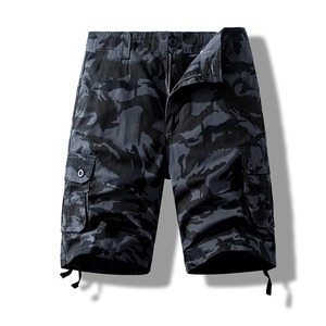 Choice 2025 Short cargo d'été pour hommes décontracté Design multi-poches solide avec 100% coton écologique Style tactique grande taille - Product Image 6