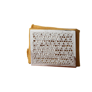 Porte-serviettes en métal plaqué argent artisanal vintage Distributeur de supports de mouchoirs de table décoratifs pour accessoires de table design - Product Image 2