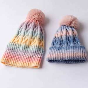 <b>Slouchy</b> Oversized Knitted <b>Beanie</b> Hat Stretch Casual Winter Skull Cap for Men Women Custom Logo and Color Available - Product Image 5