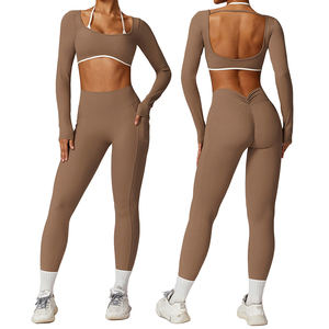 Conjunto de yoga Ocio para mujer y ropa de yoga cómoda Conjunto de ejercicio para correr - Product Image 2