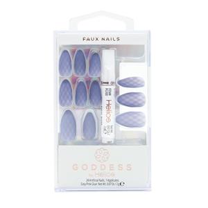 HGOD0026 Goddess Artificial <b>Nails</b> <b>Set</b> High Quality Handmade Press on Square Long Tips Fashionable - Product Image 1