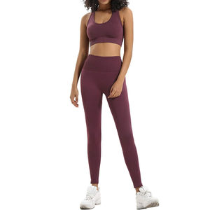 Nouvel Arrivage – Ensemble de Yoga Femme Grande Taille Dernière Conception – Qualité Supérieure Séchage Rapide Personnalisable – Ensemble 2 Pièces Faible MOQ Vente en Gros - Product Image 6
