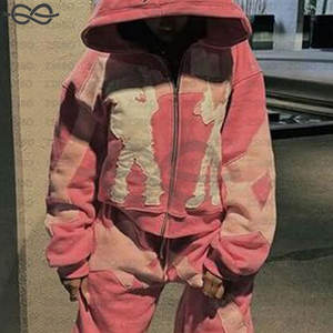 Sudaderas con capucha para hombre personalizadas 500/400 Gsm 3D Puff Print Hoodie de alta calidad de gran tamaño Vintage para hombre - Product Image 6