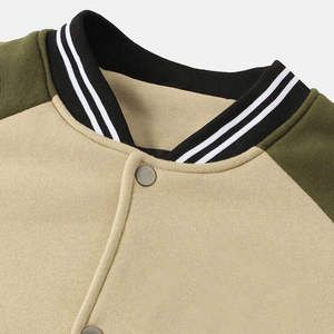 New High Quality Varsity <b>Jackets</b> for <b>Men</b> Casual Style O-Neck Collar Front Logo Quick Dry Breathable Winter Wear - Product Image 3
