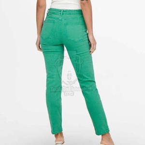 Vente en gros, faible MOQ, jeans respirants pour femmes, pantalons sur mesure, dernier design, jeans pour femmes, vente en ligne - Product Image 3