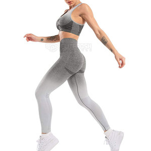 Diseño personalizado conjunto de yoga en el precio al por mayor conjunto de Yoga de secado rápido conjunto de yoga entrenamiento mejor material - Product Image 1
