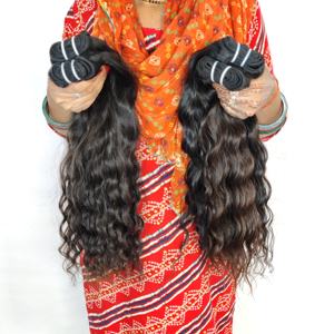 Pas cher 100% Couleur Naturelle Noir Crépus Soyeux Buldle vague Profonde Vague Remy Indien Extensions de Cheveux Humains pour les Femmes - Product Image 4