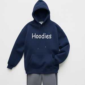 Pull de luxe en coton pour hommes, sweat à capuche surdimensionné de qualité, vêtements pour hommes, vente en gros de sweat à capuche épais, sweat à capuche avec impression bouffante personnalisée - Product Image 3