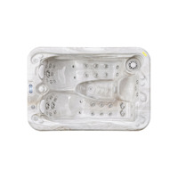 Parfait spa extérieur moderne pour 3 personnes avec massage par remous, 39 jets, drain, prix d'usine