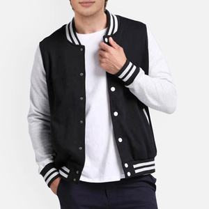 Chaquetas Deportivas al por Mayor con Descuento OEM, Chaquetas Universitarias al por Mayor, Chaquetas Personalizadas con Parches Bordados, Chaquetas Unisex con Parches de Béisbol - Product Image 2