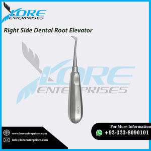 Elevador de raíz Dental Manual de acero inoxidable del lado derecho con agarre ergonómico Uso hospitalario de calidad superior por Lore Enterprises - Product Image 6