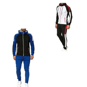 Chándal de poliéster con logotipo estampado, chaquetas para hombre, conjuntos de pantalones, ropa deportiva para correr, traje de estilo informal para hombre - Product Image 6