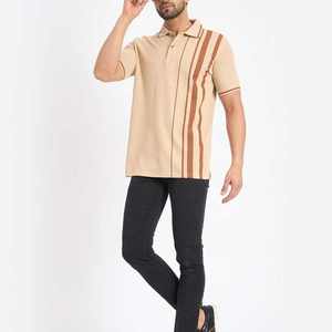 Vente en gros 100% polyester pour hommes polo style formel avec logo imprimé brodé motif solide approvisionnement ODM - Product Image 3