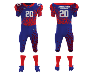 ชุดอเมริกันฟุตบอลแขนสั้นออกแบบได้ตามต้องการสำหรับผู้ชายชุดเล่นฟุตบอลแบบระเหิดทวิลอเมริกันผลิตในปากีสถาน - Product Image 4